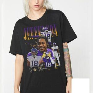 Justin Jefferson Vikings Football 90s Style Sports T-Shirt
